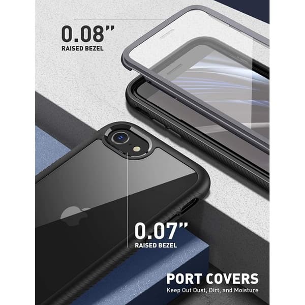 iPhone 7 / 8 / SE (2020 & 2022) Heltäckande Premium 3D Skal ThreeSixty