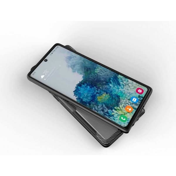 Samsung Note 20 Praktisk stødsikkert cover med ringholder V4