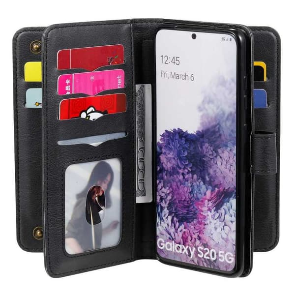 Samsung S20 praktisk pung-etui med 11-bakker Array V2