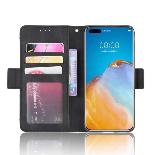 Huawei P40 Pro Pung-etui PU-læder 6-SLOT Winston V3