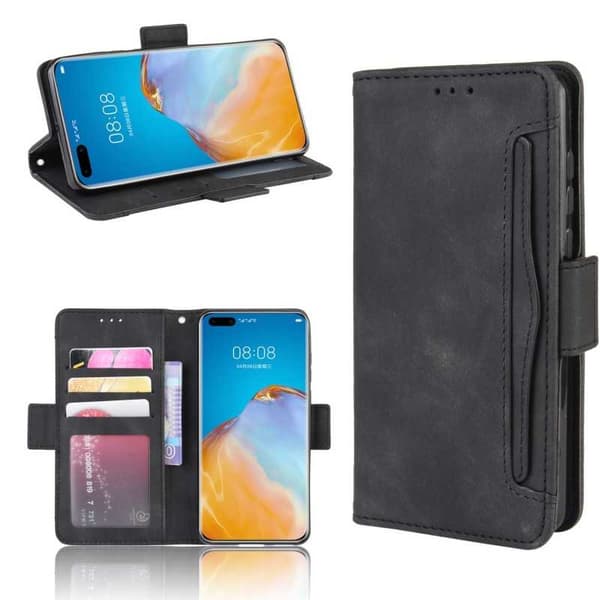 Huawei P40 Pro Pung-etui PU-læder 6-SLOT Winston V3