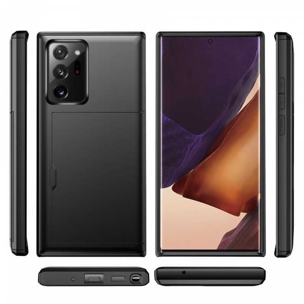 Samsung Note 20 Ultra Stöttåligt Skal Kortfack StreetWise