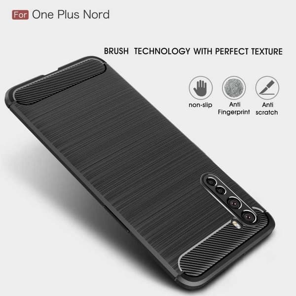 Oneplus Nord Shock Resistant Shock Absorbing Shell SlimCarbon