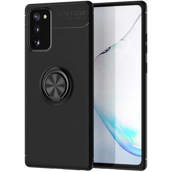 Samsung Note 20 Praktisk stødsikkert cover med ringholder V3