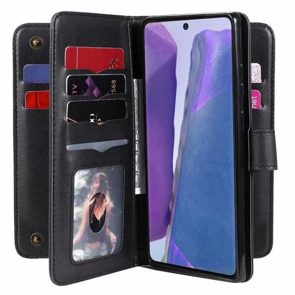 Samsung Note 20 Wallet Case med 11-bakke Array V2