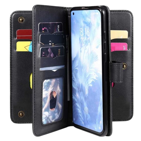 Xiaomi Mi 10 / Mi 10 Pro Wallet Case med 11-slot Array V2