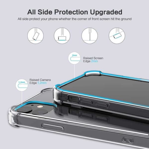 iPhone 12 Pro Max Stöttåligt Skal med Förstärkta Hörn