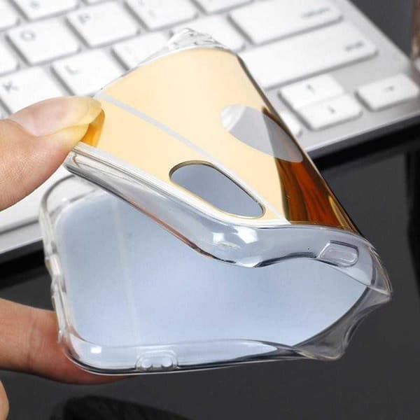 iPhone 12 Pro Max Elegant Stötdämpande Spegelskal TPU