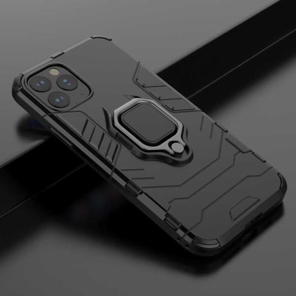 iPhone 12 Pro Max iskunkestävä kotelo rengaspidikkeellä ThinArmor
