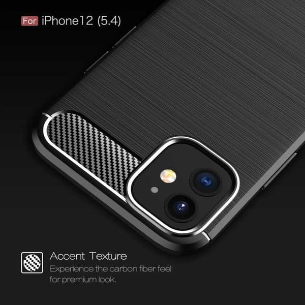 iPhone 12 Shockproof Shell SlimCarbon