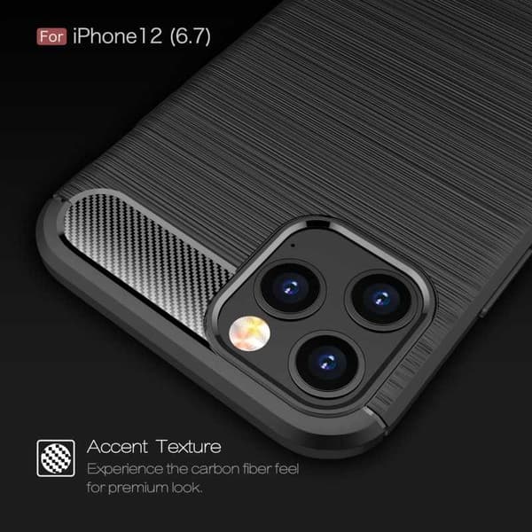 iPhone 12 Pro Max Shockproof Shell SlimCarbon