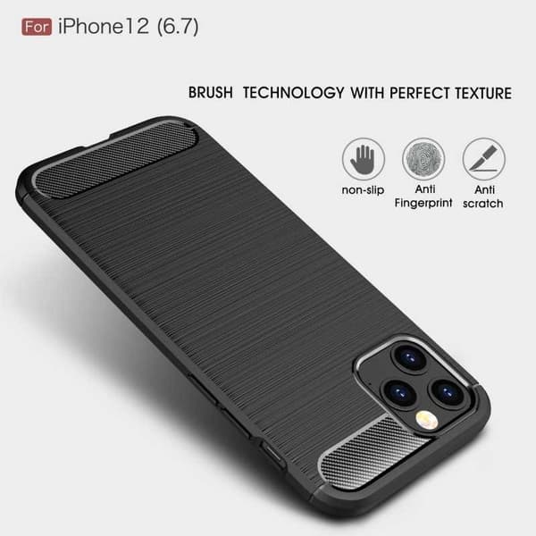 iPhone 12 Pro Max Shockproof Shell SlimCarbon