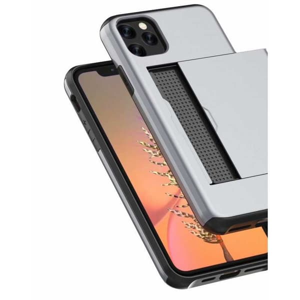 iPhone 12 Pro Stöttåligt Skal Kortfack StreetWise - Svart
