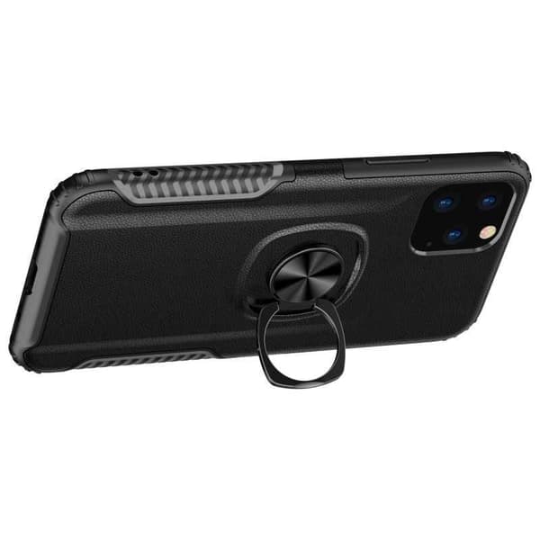 iPhone 12 Pro Max Praktisk stødsikker etui med ringholder V5