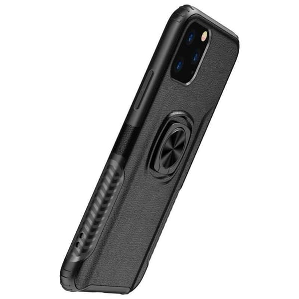 iPhone 12 Pro Max Praktisk stødsikker etui med ringholder V5