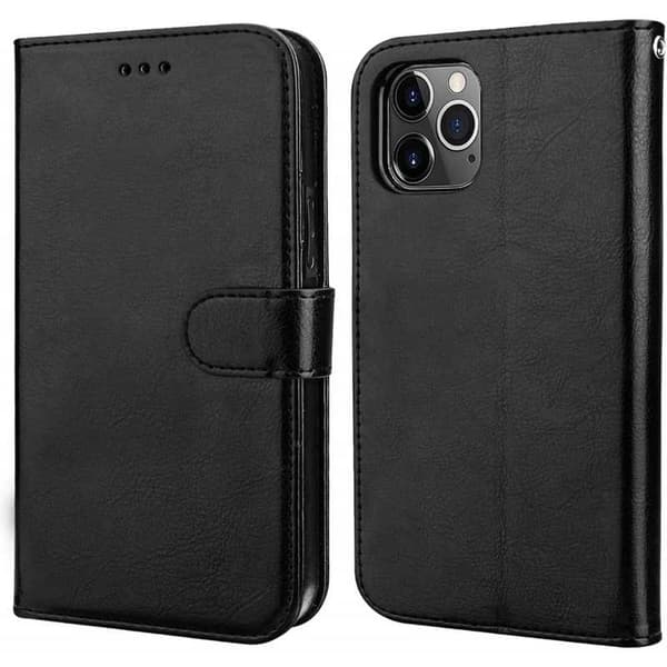 iPhone 12 Pro Max Plånboksfodral PU-Läder 4-FACK