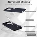 Miniatyrbillede 4 af 6: iPhone 12 Pro Max gummibelagt mat sort silikonecover