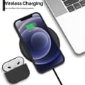 Miniatyrbillede 6 af 6: iPhone 12 Pro Max gummibelagt mat sort silikonecover