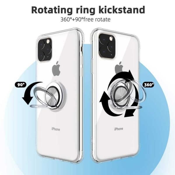 iPhone 12 Pro Stöttåligt Skal med Ringhållare Fresh