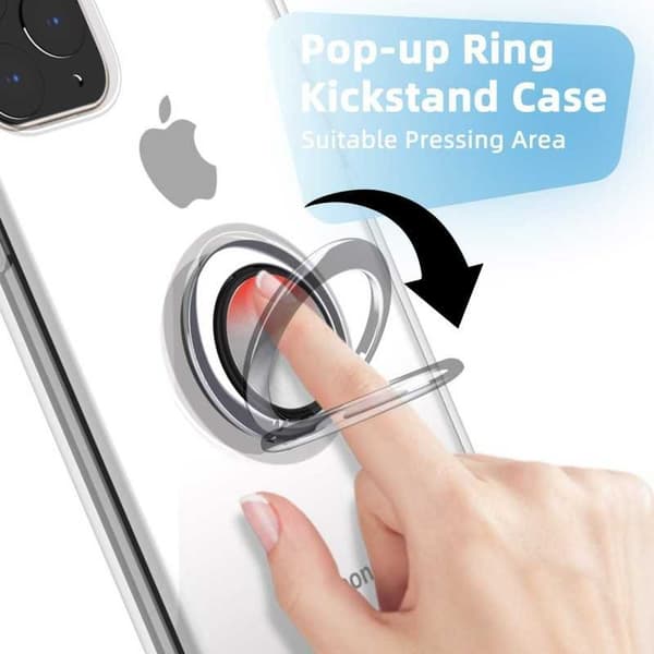iPhone 12 Pro Stöttåligt Skal med Ringhållare Fresh