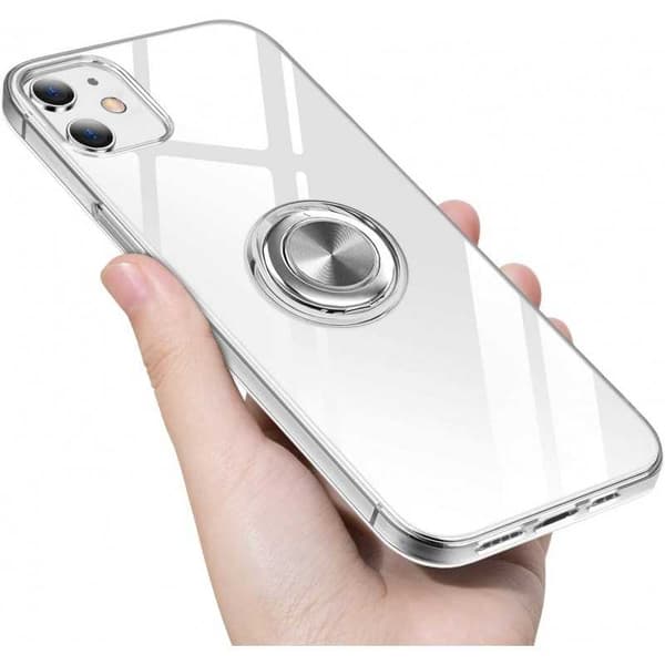 iPhone 12 stødsikkert cover med ringholder frisk