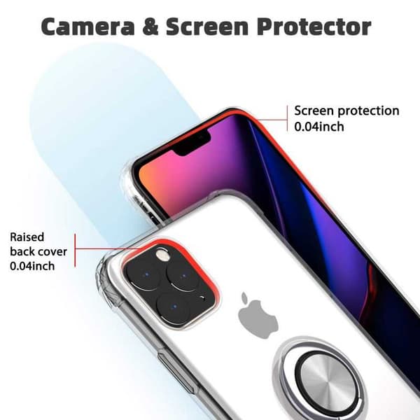 iPhone 12 Pro Max Stöttåligt Skal med Ringhållare Fresh