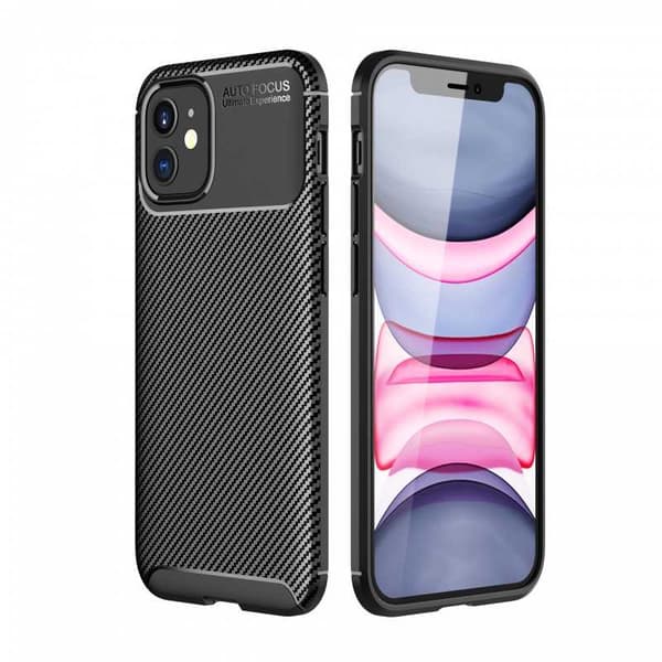 iPhone 12 Stöttåligt Slimmat Skal FullCarbon V4