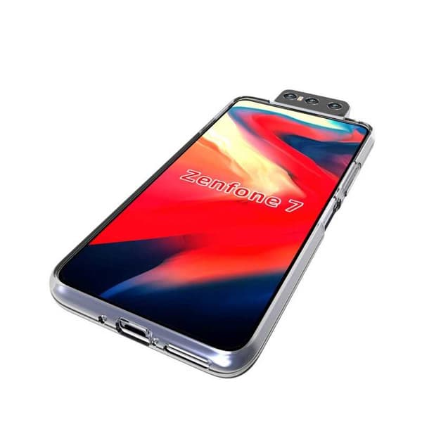 Zenfone 7 Pro Stöttåligt Genomskinligt Skal Simple
