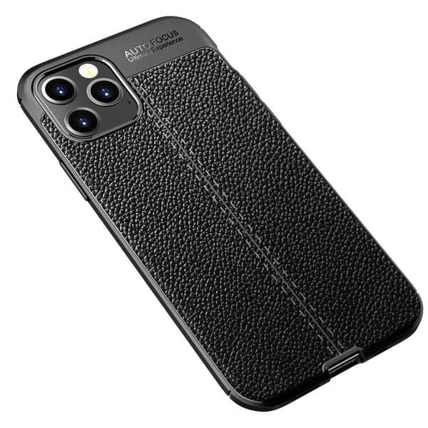 iPhone 12 Pro Stødsikkert og stødabsorberende cover læderbag