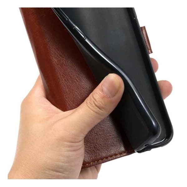 Zenfone 7 Pro Plånboksfodral PU-Läder 4-FACK Evry - Svart