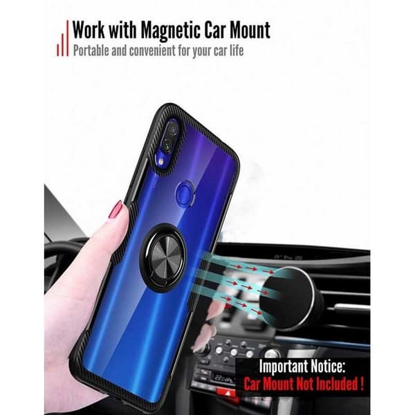 Huawei P30 Lite Praktisk Stöttåligt Skal med Ringhållare V4