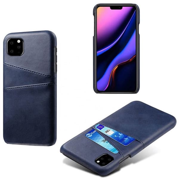 Retro deksel med kort Apple iPhone 12 Pro (6.1") : Farge - Blå
