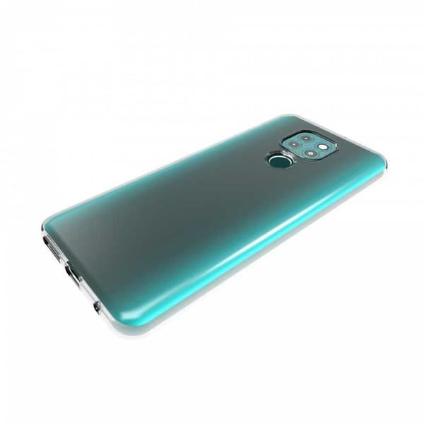 Motorola Moto G9 Play Stöttåligt Genomskinligt Skal Simple