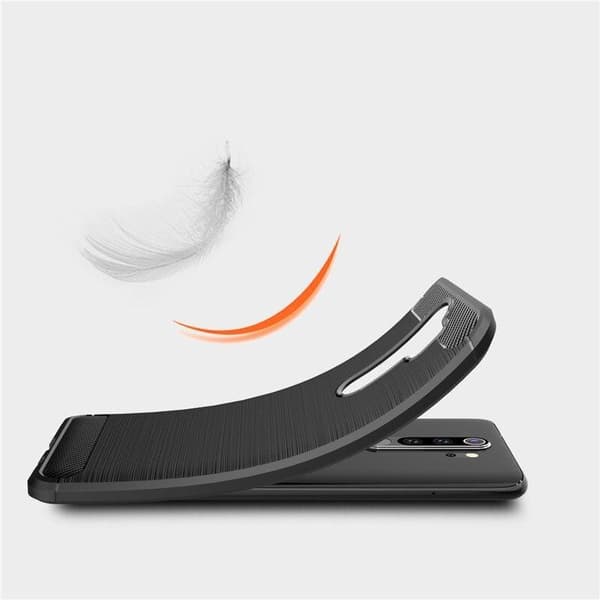 Stöttåligt Armor Carbon TPU-skal Xiaomi Redmi Note 8 Pro - Svart