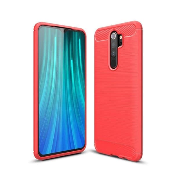 Stöttåligt Armor Carbon TPU-skal Xiaomi Redmi Note 8 Pro - Svart