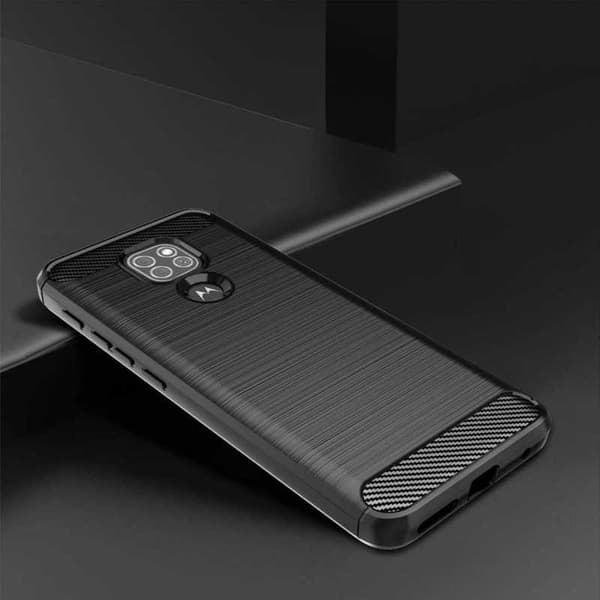 Motorola Moto G9 Play Shockproof Shell SlimCarbon
