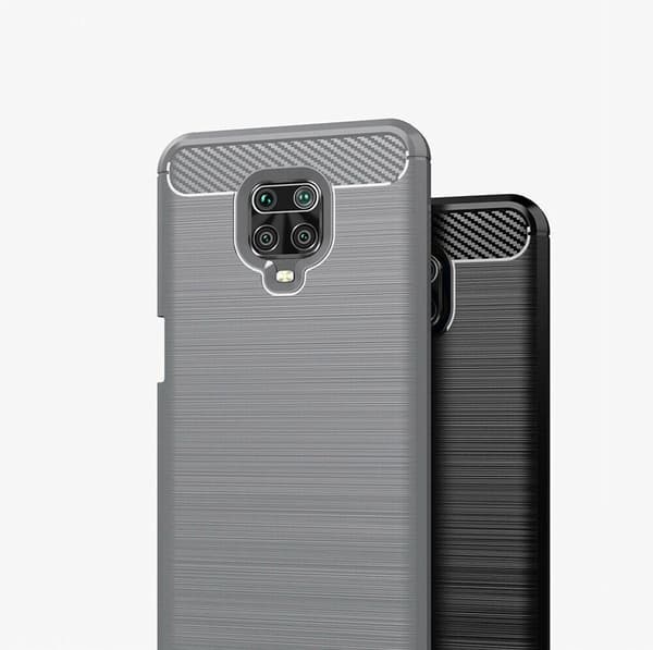 Stöttåligt Armor Carbon TPU-skal Xiaomi Redmi Note 9 Pro