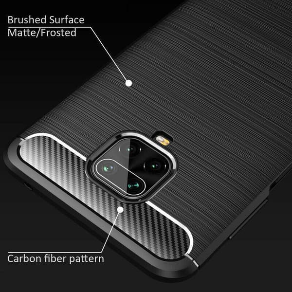 Stöttåligt Armor Carbon TPU-skal Xiaomi Redmi Note 9 Pro