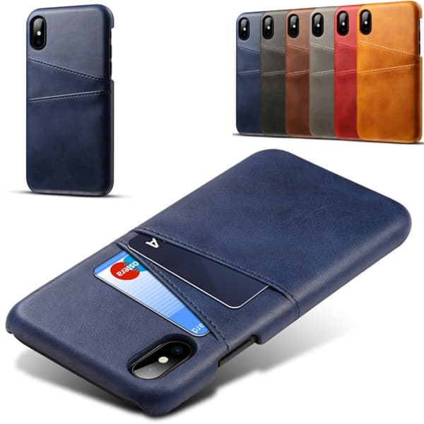 iPhone x/xs skal kort Blå