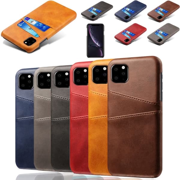 iPhone 11 skal kort Ljusbrun