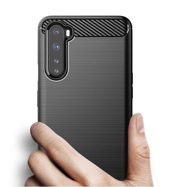 Stöttåligt Armor Carbon TPU-skal Oneplus Nord