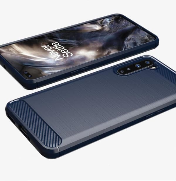 Stöttåligt Armor Carbon TPU-skal Oneplus Nord