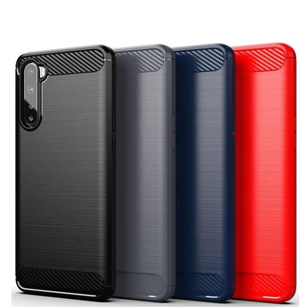 Stöttåligt Armor Carbon TPU-skal Oneplus Nord