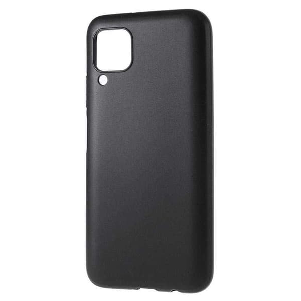 Huawei P40 Lite Erittäin ohut kumipinnoitettu mattamusta Cover Basic V2