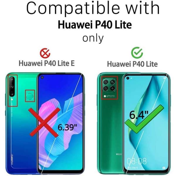 Huawei P40 Lite Stöttåligt Skal med Förstärkta Hörn