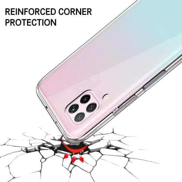 Huawei P40 Lite stødabsorberende silikonecover Enkelt