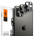 Miniatyrbillede 1 af 4: Spigen iPhone 12 Pro Kamerabeskytter Glas.tR Optik 2-pak Sort
