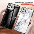 Miniatyrbild 3 av 11: iPhone 12 Pro Max Marmorskal 9H Härdat Glas Baksida Glassback V2