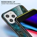 Miniatyrbild 6 av 11: iPhone 12 Pro Max Marmorskal 9H Härdat Glas Baksida Glassback V2