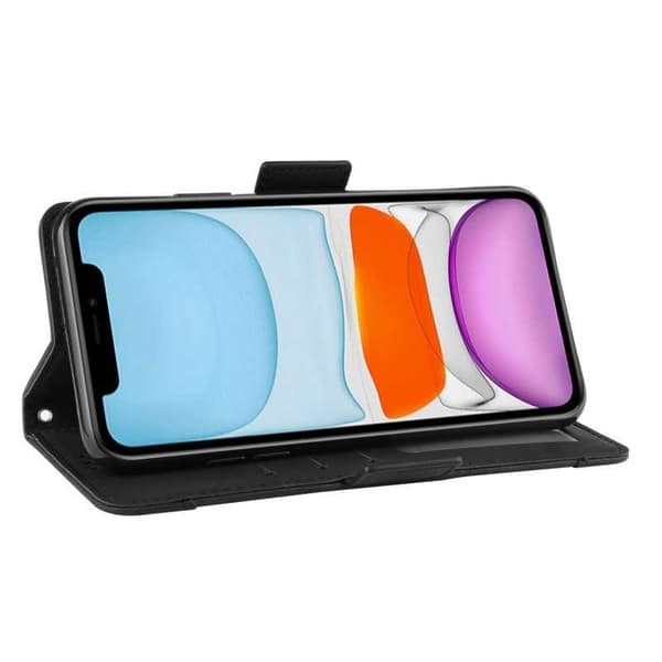 iPhone 12 Mini Plånboksfodral PU-Läder 6-FACK Winston V3